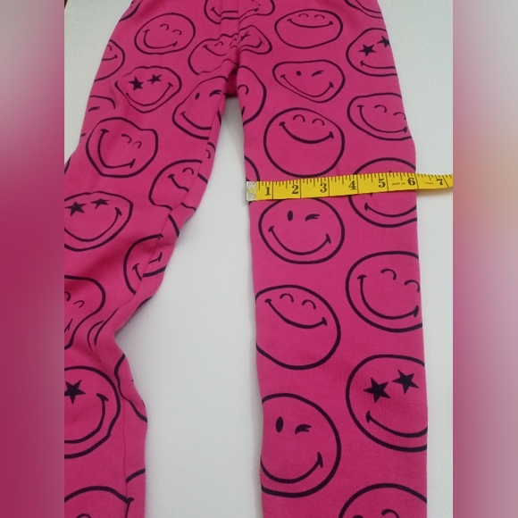 Gap Girls Smilly World Leggings Size L Pink Color - Picture 14 of 14
